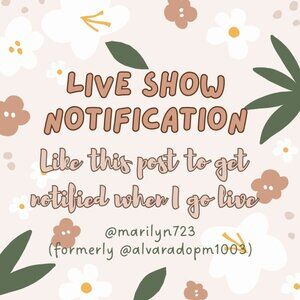 Live Show Notification